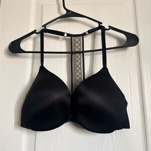Victoria’s Secret So Obsessed Push-Up Bra - Black Racerback Front-Close 36D